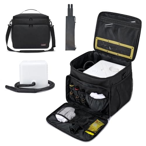 CYUREAY Steam Cleaner Storage Bag Compatible with Dupray Neat & Neat Plus Steam Cleaners, Carrying Case with Pockets for steam Cleaner Accessories, Organizer for Home Cleaning Supplies