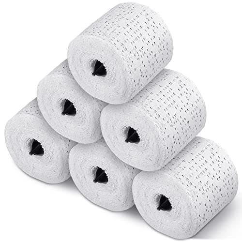 Heentan 6 Rolls Plaster Strips Plaster Gauze Bandages Blank Cloth Wrap Rolls for DIY Hobby Crafts Belly Cast Body Molds Mask Making Scenery Art2 x 106 Inches