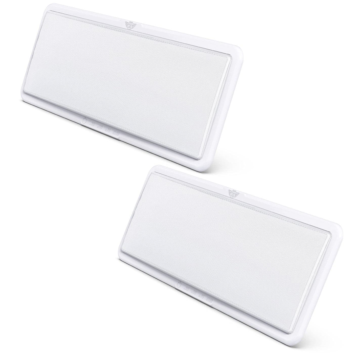 Leisure LED RV Ceiling Light 21" x 8" Fixture 2000 Lumen with Touch Dimmer Switch (2 Pack)