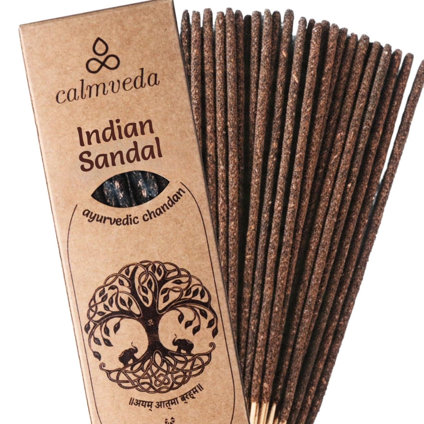 CALMVEDA White Copal Incense Sticks 24 Sticks Thick Natural Resin Incense Made from Mexican Copalsera Sweet Smelling Spiritual Inscents for Purification Incienso De Copal