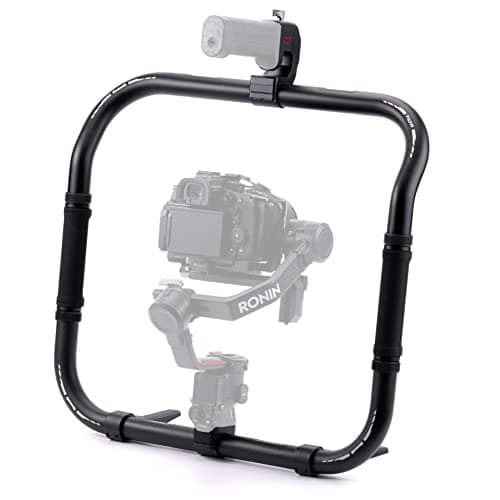 Tilta Basic Ring Grip Plus Compatible with DJI RS2, RS3 Pro, RS4, RS4 Pro, RS5 | Dual Handle Gimbal Support | Expandable Power Options | Aluminum Alloy