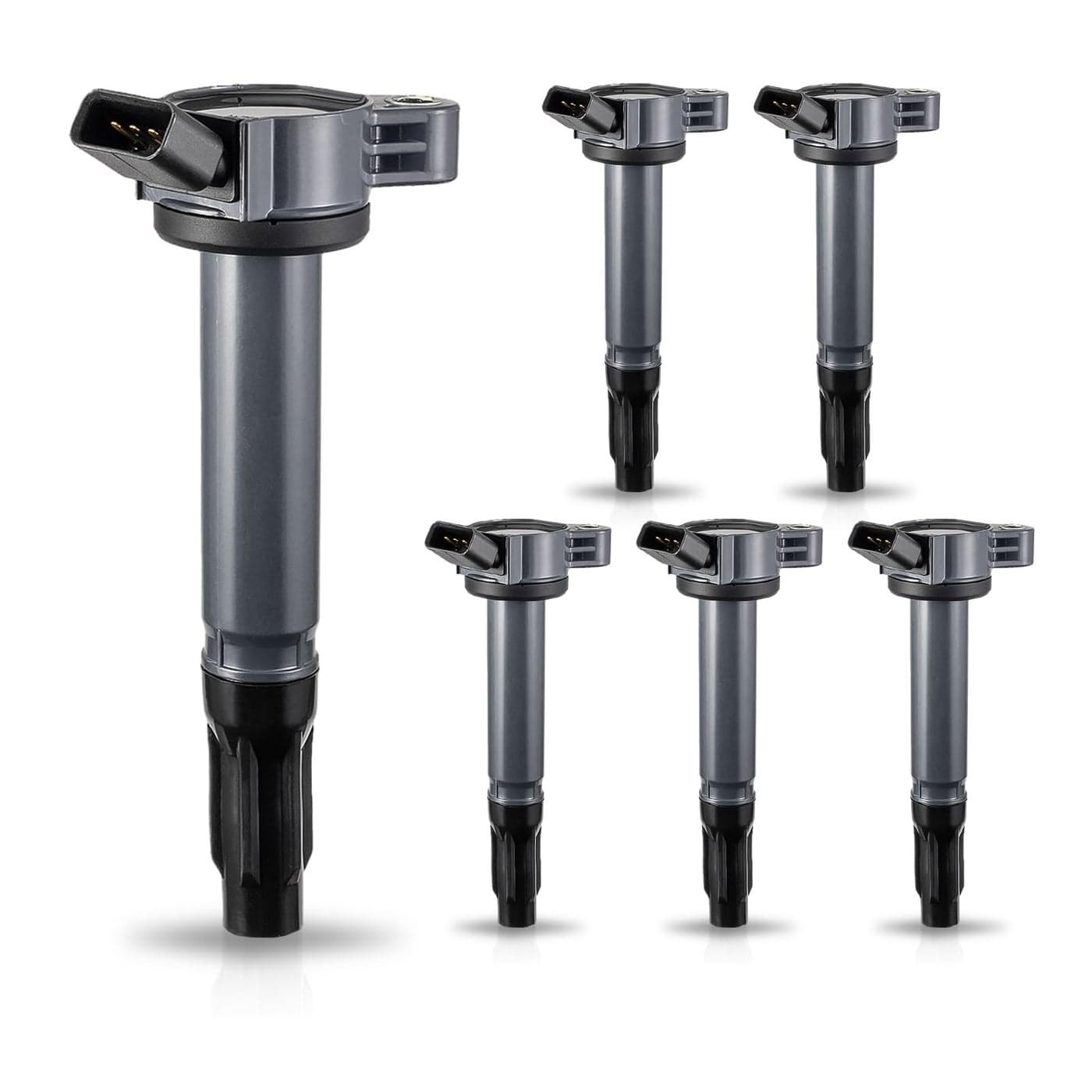 ENA Pack 6 Ignition Coil 35L V6 Compatible with Toyota Camry Sienna Avalon Highlander Rav4 Venza Lexus RX350 IS350 ES350 V6 2007 2008 2009 2010 2011 2012 2013 2014 2015 Coils for UF487 90919A2007