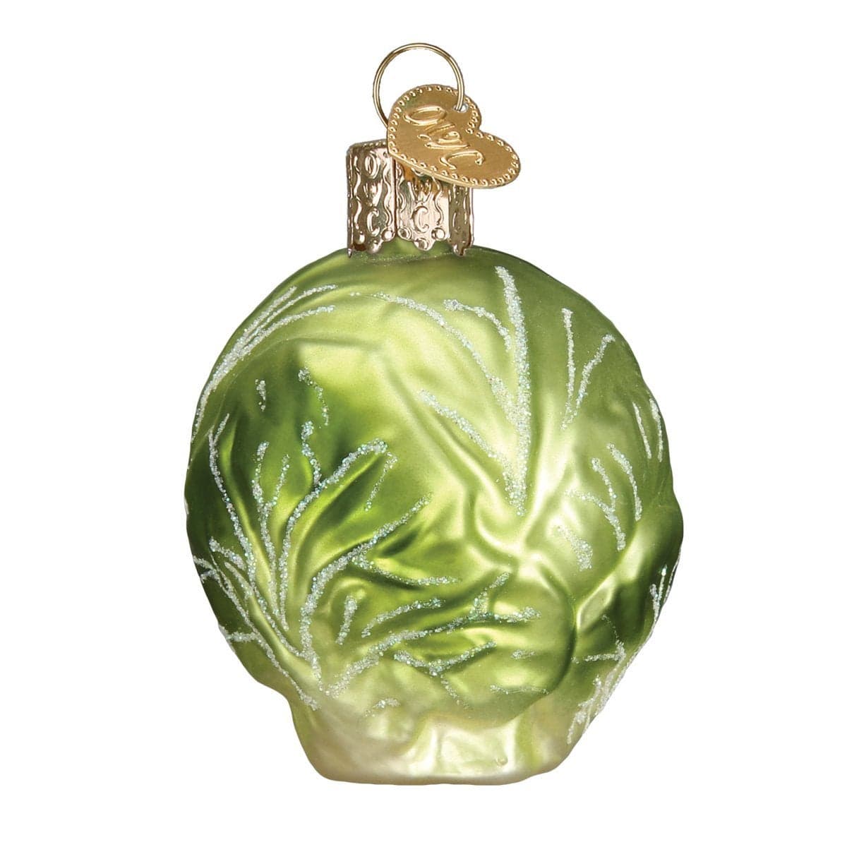 Old World Christmas Ornaments Vegetables Glass Blown Ornaments for Christmas Tree Brussel Sprout