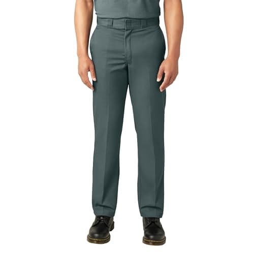 Dickies Men’s Original 874 Work Pants – Durable Straight Leg Uniform Trousers for Men, Ideal for Industrial or Office Use, Lincoln Green, 33W x 30L