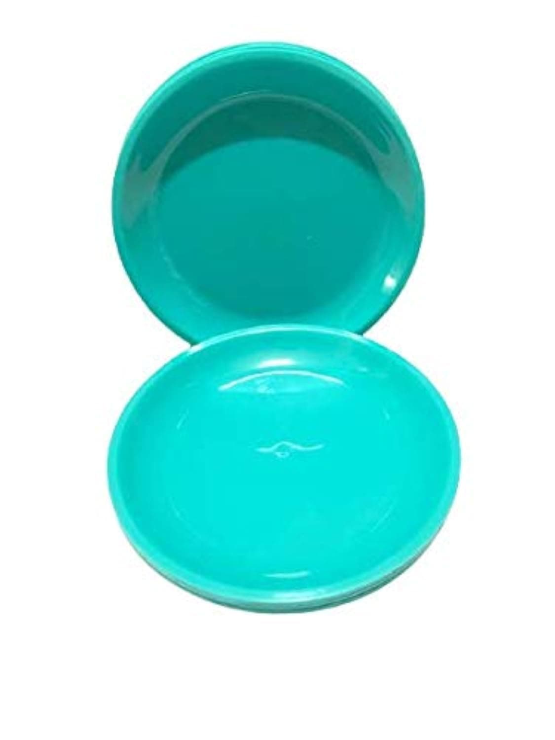Everbuy Pure Unbreakble Snack Plates - Set of 8 Piece, Sea Green