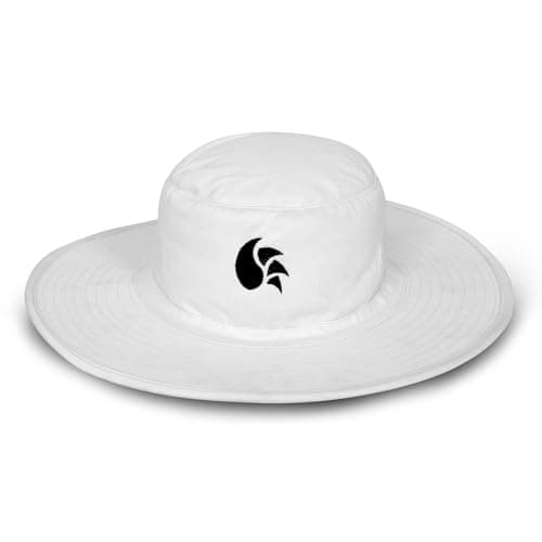 DSC Flite Panama Mens Cricket Hat | Color: White | Size: Medium | Material: Cotton | Highly Durable | Breathable and Easy Ventilation System | Soft on Skin