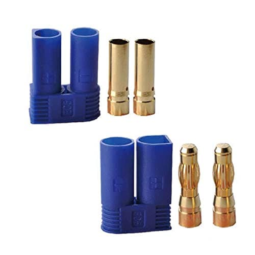 10 Pairs Amass EC5 Banana Plug Connectors Female Male 50mm Gold Bullet Connector for RC ESC LIPO Battery Device Electric Motor