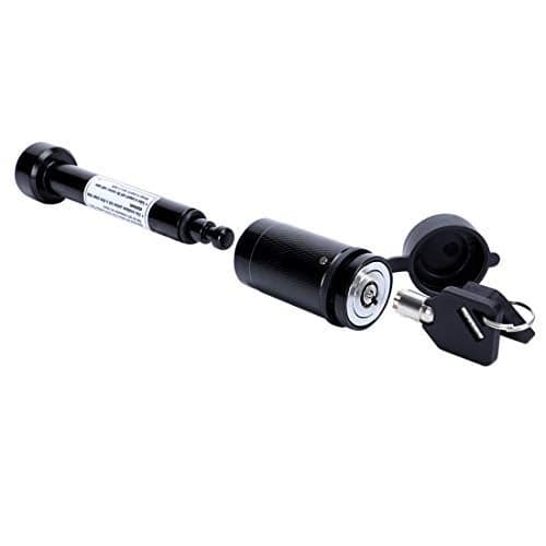 MaxxHaul 50232 5/8" Dogbone Hitch Receiver Lock, 2" & 2-1/2" Receiver, Black