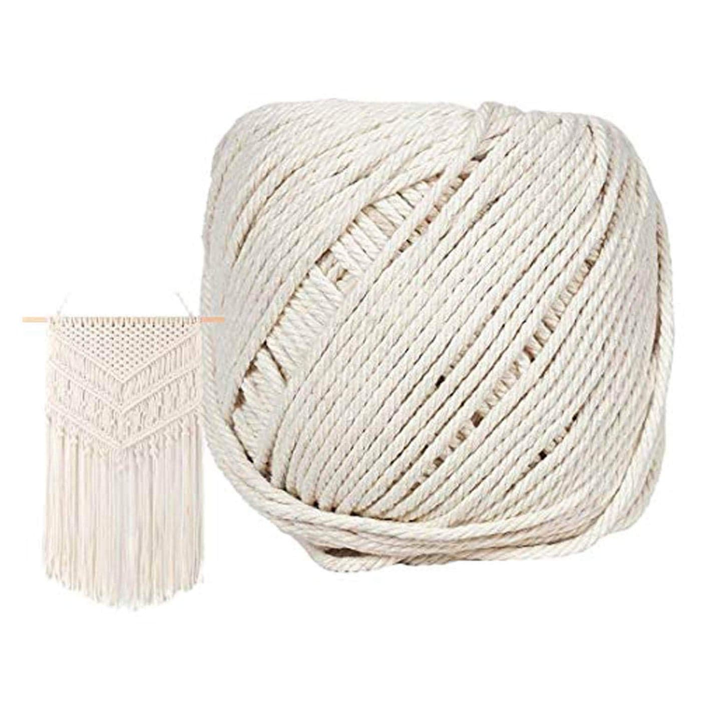 DIY Crafts Design No # 3, 2 mm X 210 m, Natural Cotton Crocheting (Design No # 3, 2 mm X 210 m)