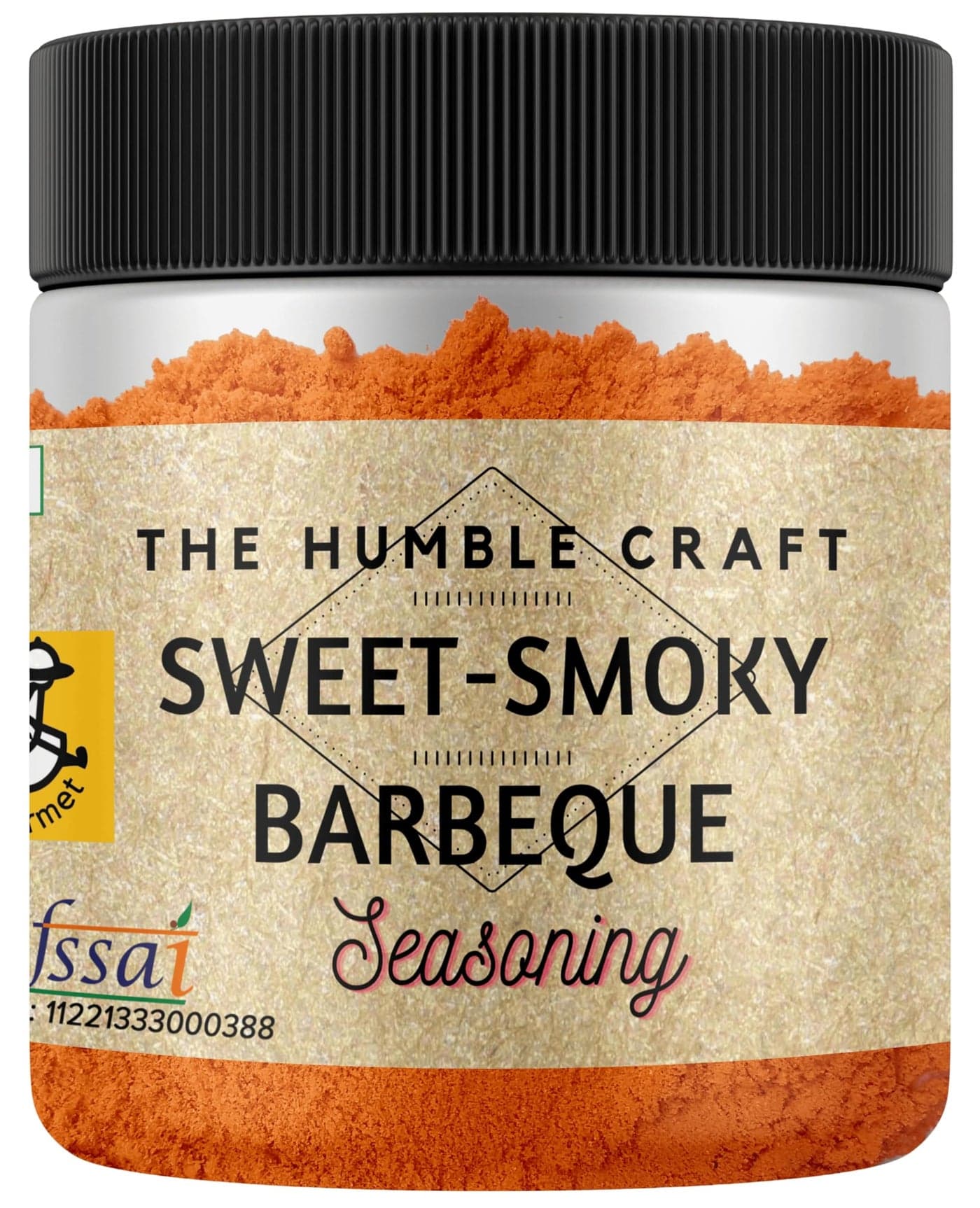 The Humble Craft Sweet Smoky BBQ Popcorn Seasoning Powder, Barbeque Seasoning Powder, Sweet Chilli BBQ Masala - 100g