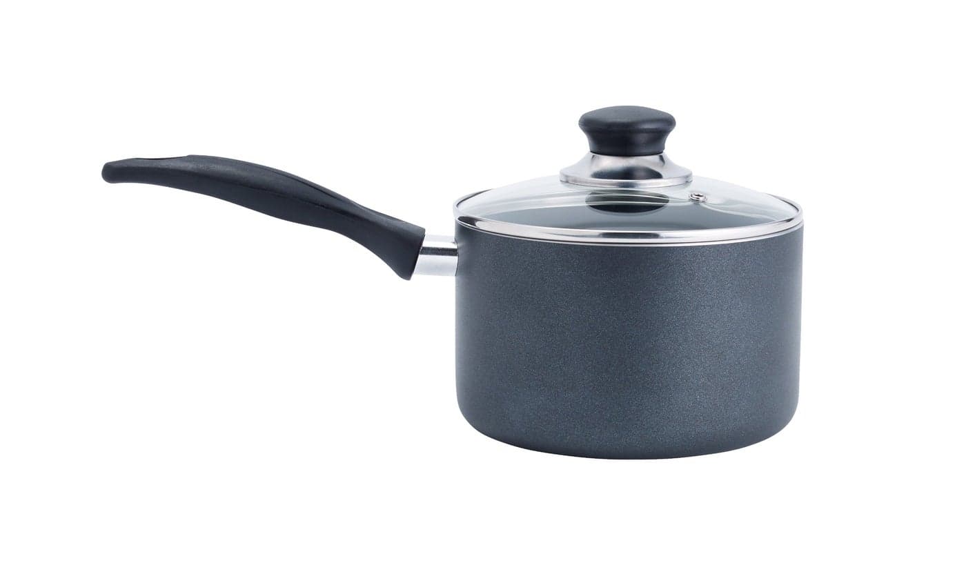 Tfal Specialty Nonstick Handy Pot with Glass Lid 3 Quart Oven Safe 350F Cookware Pots and Pans Dishwasher Safe Black