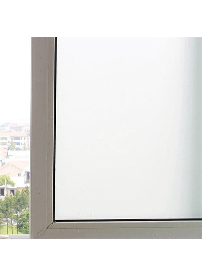 Glue Static Decorative Window Film White 50x200cm