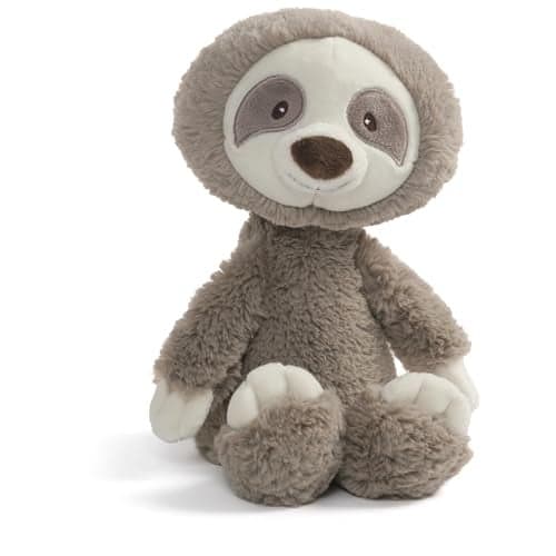 Baby GUND Lil Luvs Collection Reese Sloth Plush Stuffed Animal Gray and Brown 12