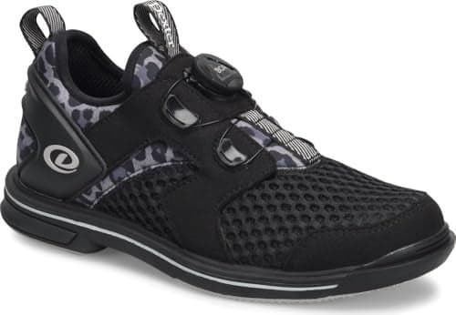 Dexter Pro Boa Blk/Leopard Ladies Size 7.5, Black/Leopard