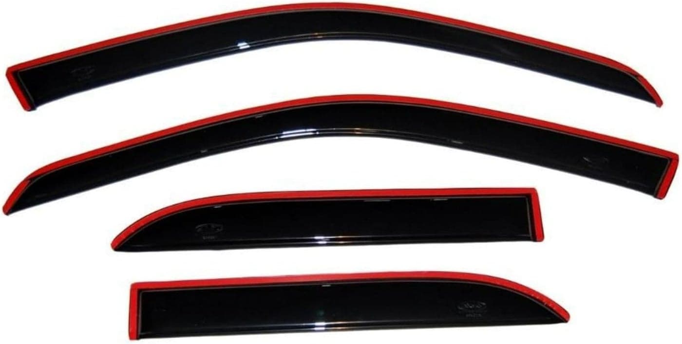 Auto Ventshade In-Channel Ventvisor/Rain Guards for 2009-2017 Chevrolet Traverse - Smoke Finish, 4 Pieces