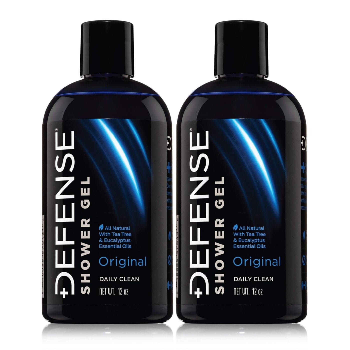 Defense Soap Organic Tea Tree Body Wash All Natural Shower Gel with Tea Tree Oil Eucalyptus Oil and Aloe Vera Wrestling Inspired For All Mens Womens Skin Types 12 oz Pack of 2