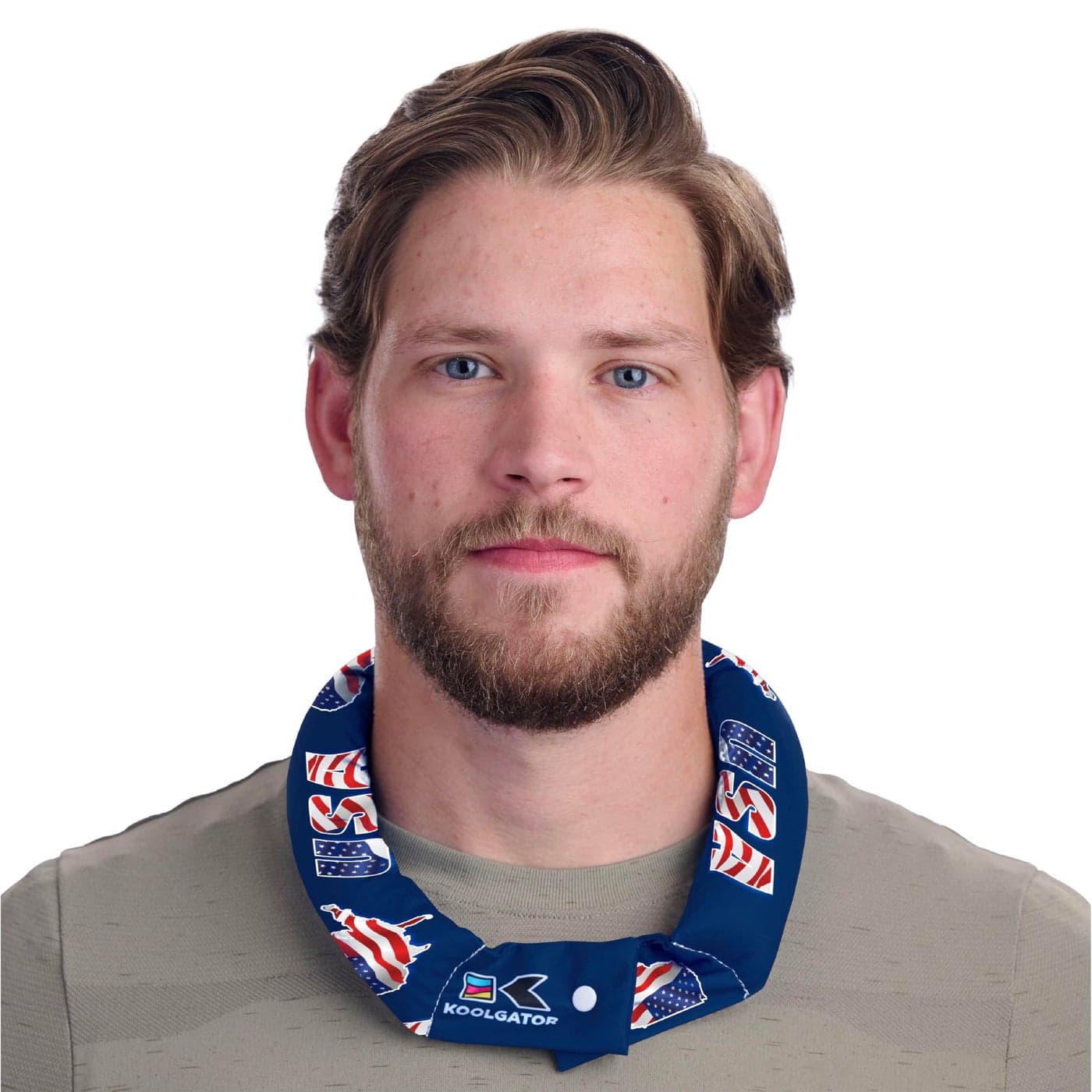 KOOLGATOR Evaporative Cooling Neck Wrap Reusable Neck Cooler with Long Lasting Relief During Hot Weather Activities Sports Outdoor Work USA 1 Pack
