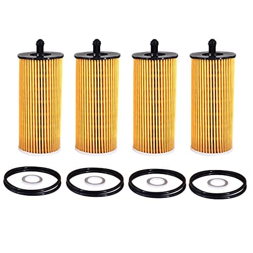 263203N000 4pcs Engine Oil Filter with Orings and Drain Plug Gaskets Fits for 20212024 Kia Carnival 35L