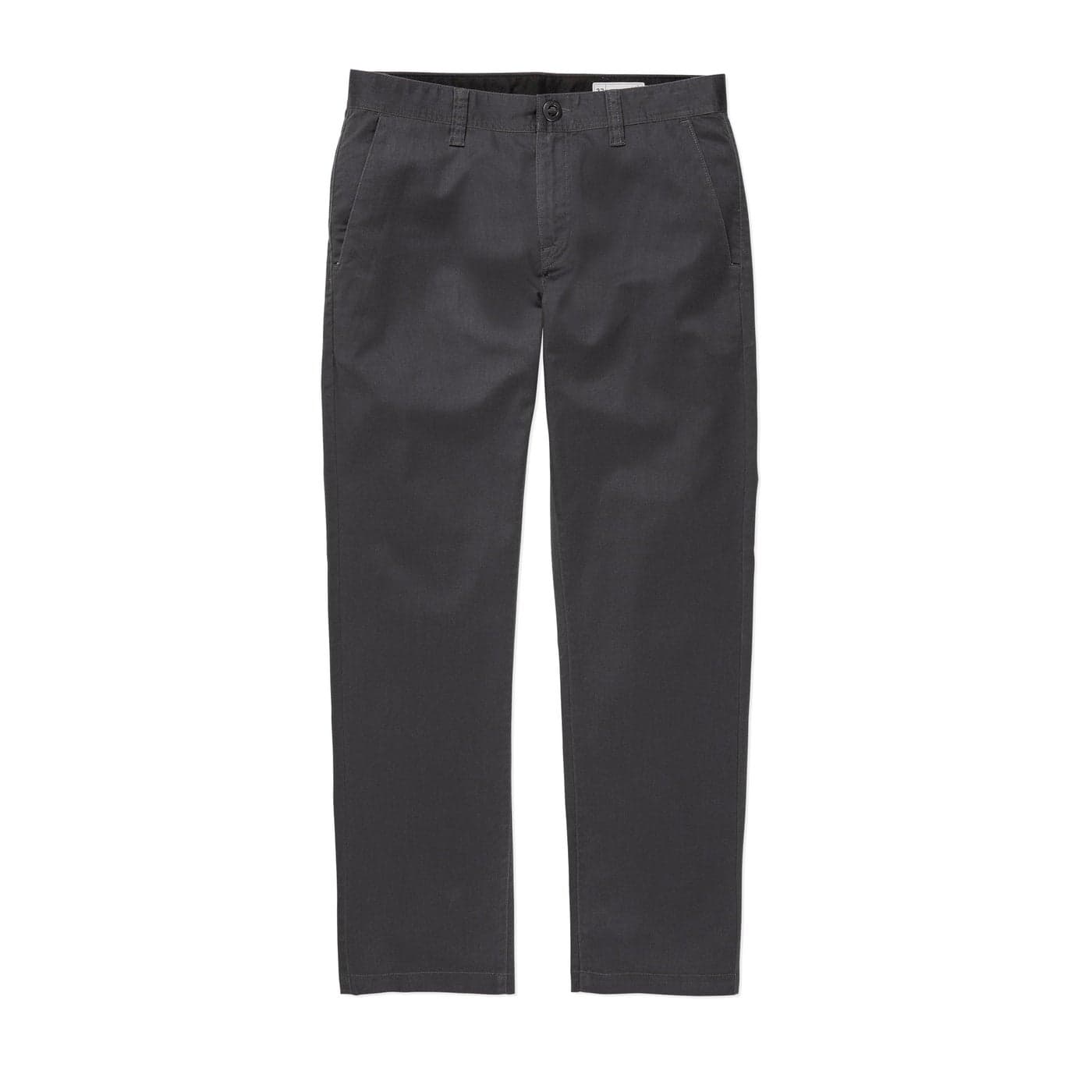 Volcom Mens Frickin Modern Fit Stretch Chino Pant Charcoal 1