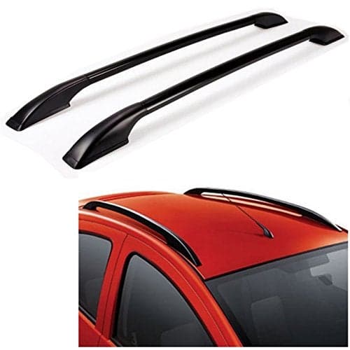 Vocado Car Drill Free Black Colour Roof Rail with Adhesive Tape for Hyundai Getz Prime (All Year Model)