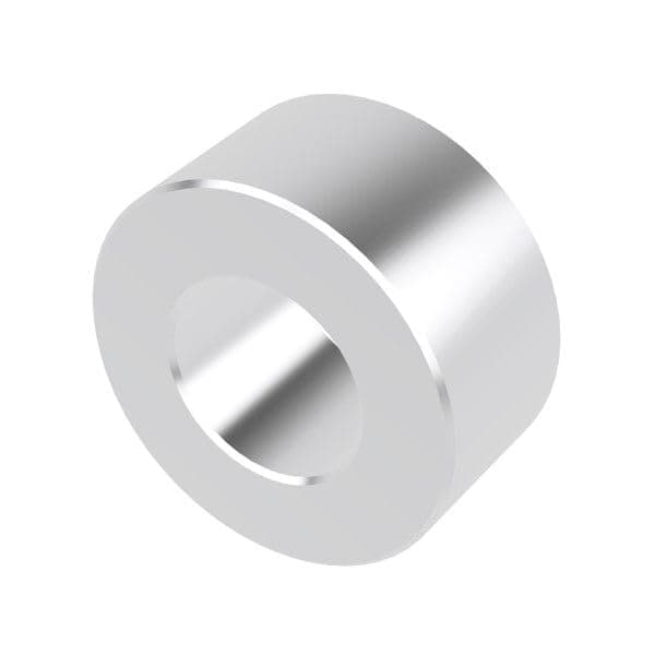 Aluminum Spacer 1/2" OD x 1/4" ID x Choose Your Length, Round Spacer Unthreaded Standoff Bushing Plain Finish, Fits Screws Bolts 1/4" or M6 by Metal Spacers Online (1/4" Length, 25 Pack)