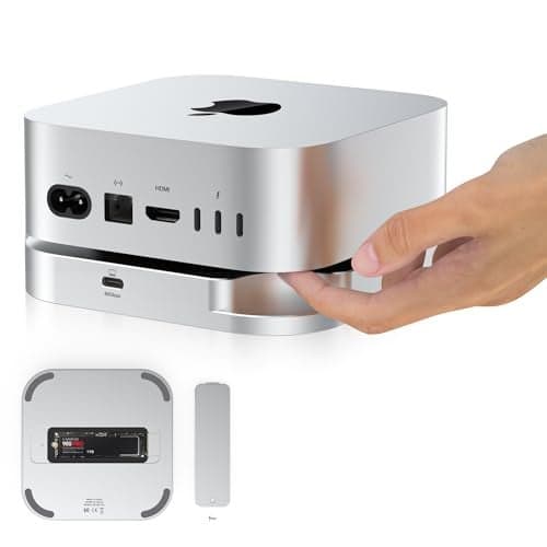 40Gbps M2 NVMe SSD Enclosure for Mac mini M4Pro Designed for Alwayson Setups External Storage Upgrade Supports up to 8TB Compatible with Thunderbolt 43 USB43230 Fits 2230224222602280