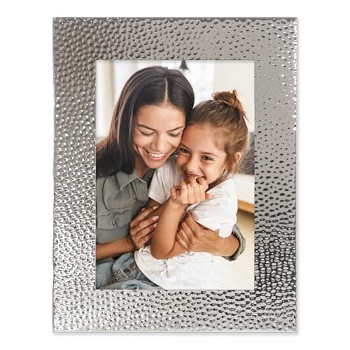 Lawrence Frames Metal Frame, Hammered, Silver