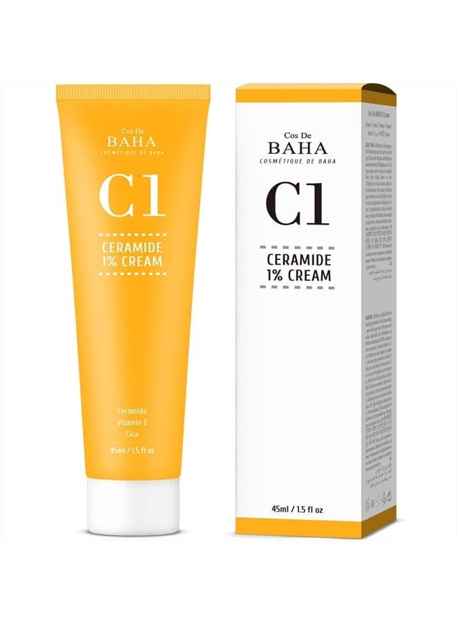 C1 Ceramide + Niacinamide Serum - Skin Nourishment, Hydration & Vitality, 1.5 Fl Oz (45ml)