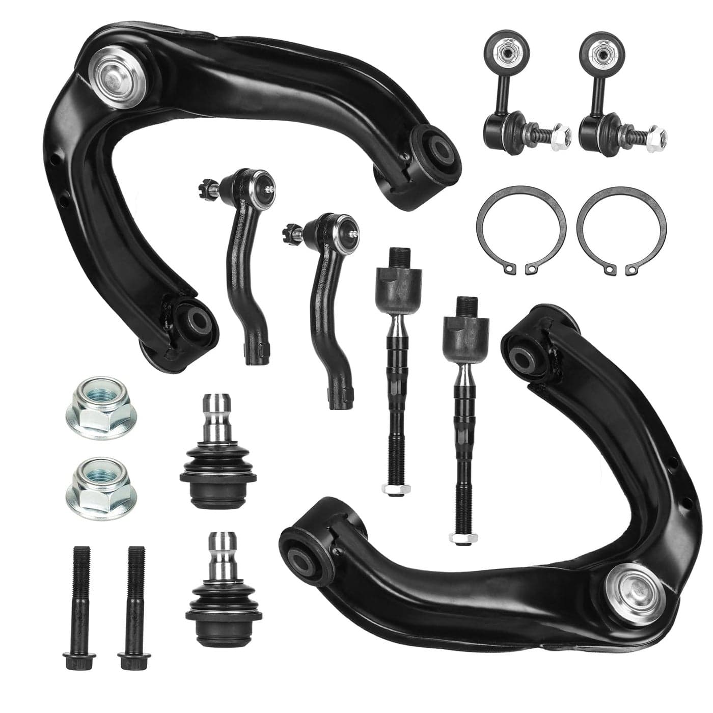 Front Upper Control Arms Suspension Kits Fit for Nissan Frontier 20052019 Pathfinder 20052012 Xterra 20052015 10 PCS