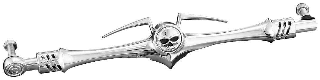 Kuryakyn 1075 Zombie Skull Shift Linkage for 19802019 HarleyDavidson Motorcycles Chrome