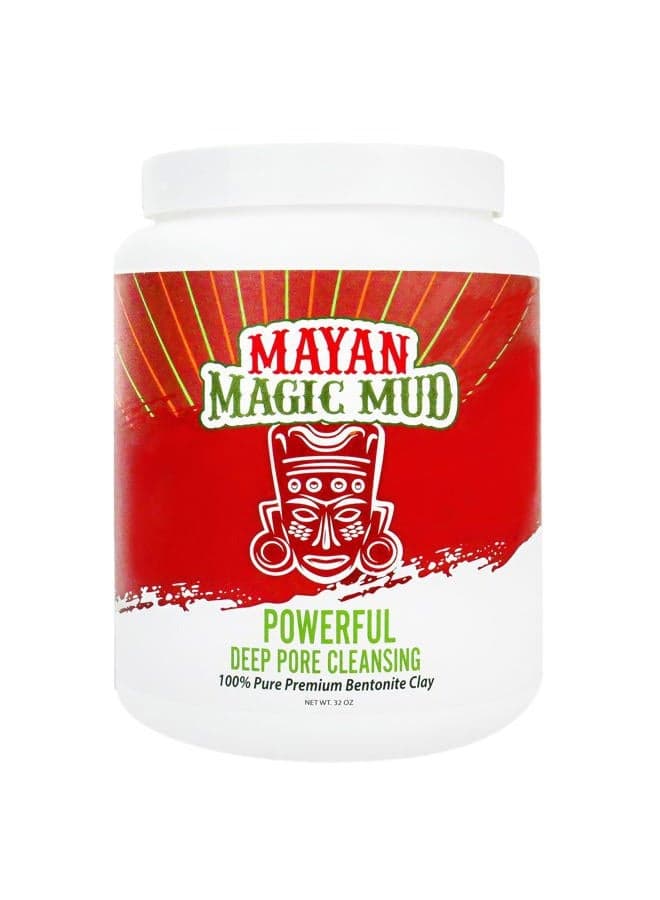 Powerful Deep Pore Cleansing Sodium Bentonite Clay for Unisex - 32 oz Cleanser