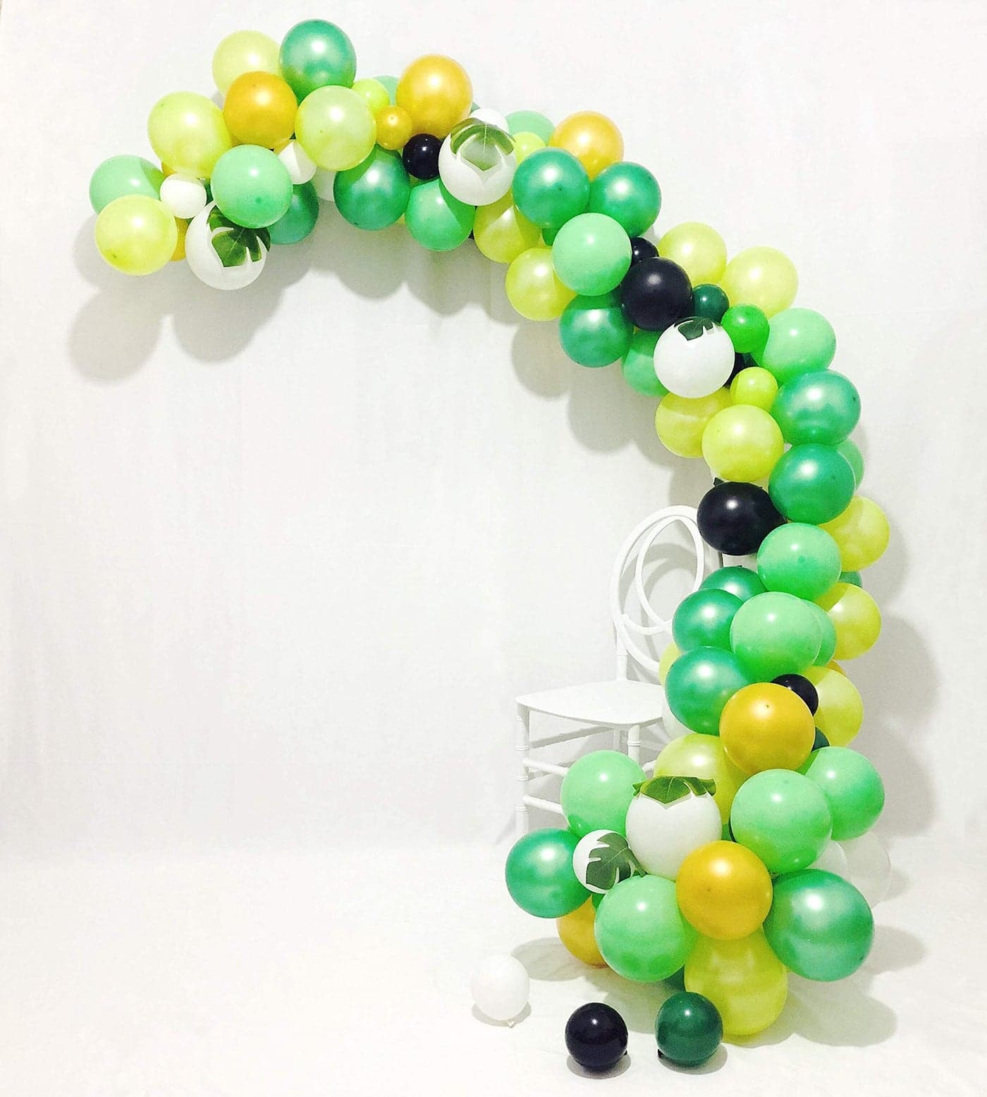 Festiko® Balloons Garland, Perfect for Dinosaur Jurassic World Birthday Tropical Jungle Safari Theme Decorations Party Decoration- 178 Pcs
