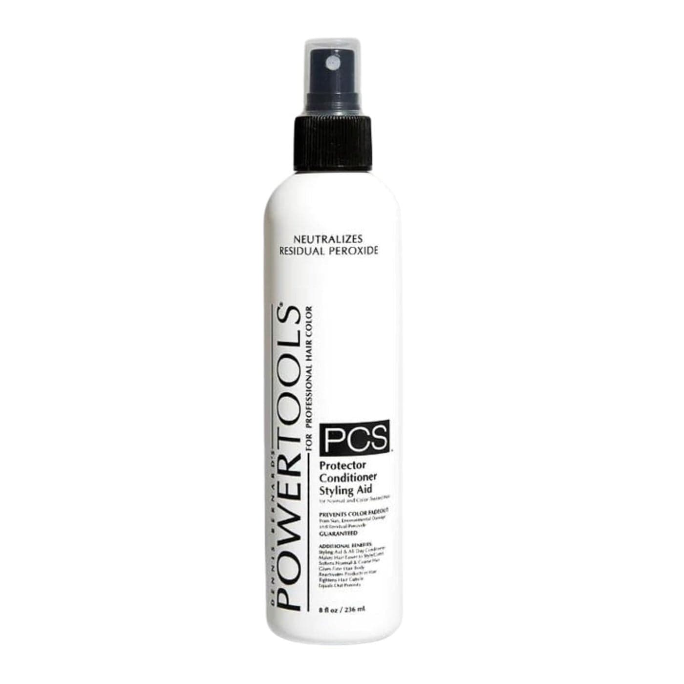 POWERTOOLS PCS, The Original Color Protector Conditioner Styling Aid, 8 oz | UV Ray Protection | All Day Conditioning | Prevents Color Fade