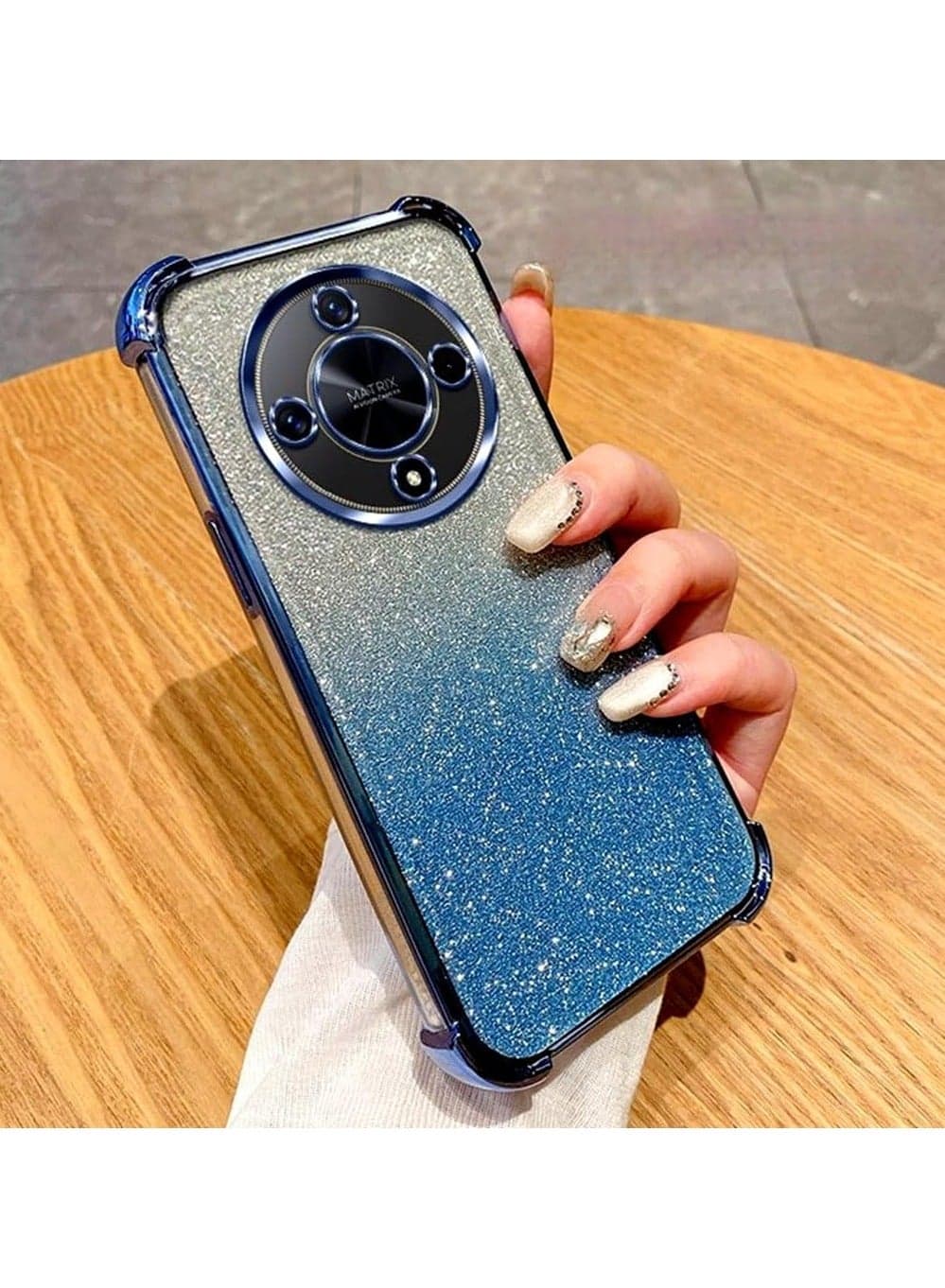 Honor X9D 5G Flash Protective Case Camera Lens Protective Film Electroplated Edges Ultra-Thin Luxury Gradient Shockproof Honor X9D 5G Case