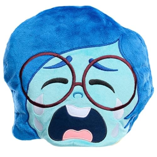 Inside Out 2 FlipAMood Reversible Plush JoySad Kids Toys for Ages 3 Up by Just Play