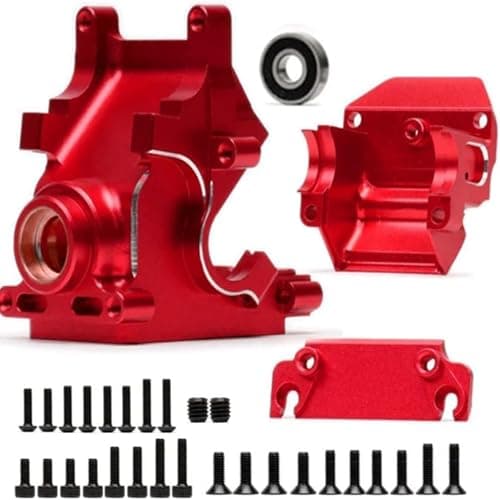Alloy Diff Gearbox Case Set with Bearing AR310854 for ARRMA 17 FelonyFireteamInfractionMojave 6S18 OutcastTalionTyphonKratonNotorious 6S Upgrade Parts Red