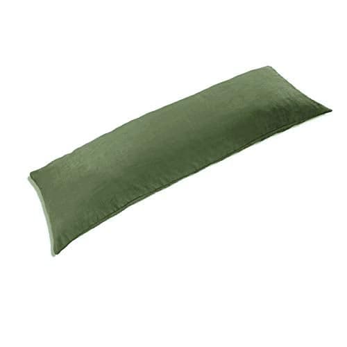 TAOSON Ultra Soft Microfiber Body Pillow Cover Pillowcase Pillow Protector Cushion Cover with Hidden Zipper Closure Only Cover No Insert21x54 inches Fits 20 x 54 Pillows21 x 54 Pillows Olive Green