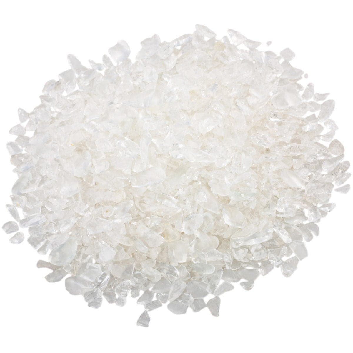 SUNYIK Rock Quartz Tumbled Chips Stone Crushed Crystal Quartz Pieces Irregular Shaped Stones 1poundAbout 460 gram
