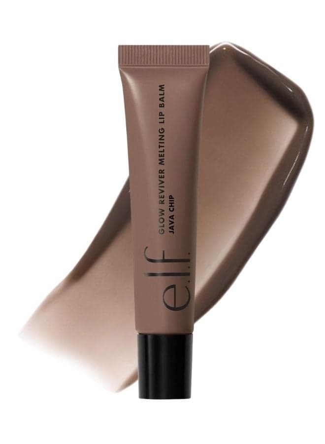 e.l.f. Glow Reviver Melting Lip Balm – Java Chip | Nourishing, Melting Texture with Radiant Shine
