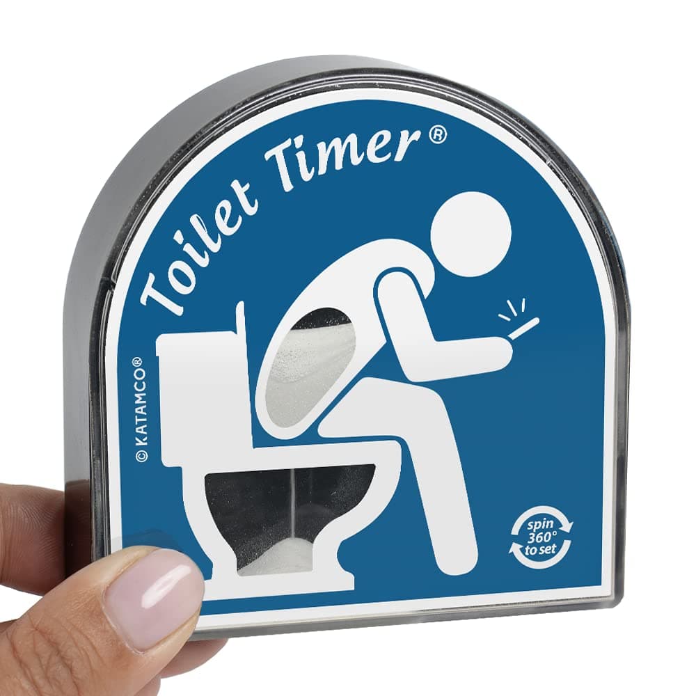 Katamco Toilet Timer Office As Seen on Shark Tank Funny Gift for Men Husband Dad Son Birthday Christmas Fathers Day
