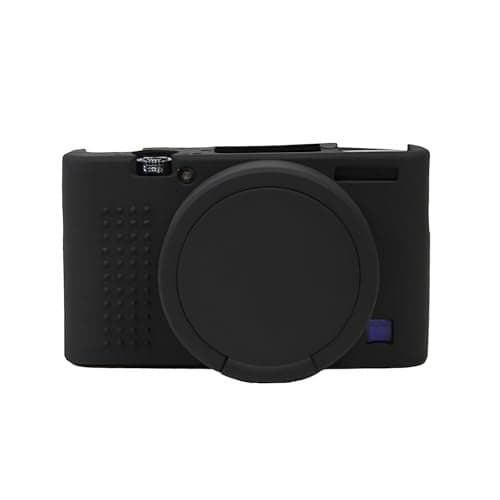 STSEETOP Silicone Case for Sony RX100 VII Camera, Soft Protective Cover with Anti-Slip Grip and Lens Protection for DSC-RX100 VII Digital Camera, Scratch Resistant (Black)