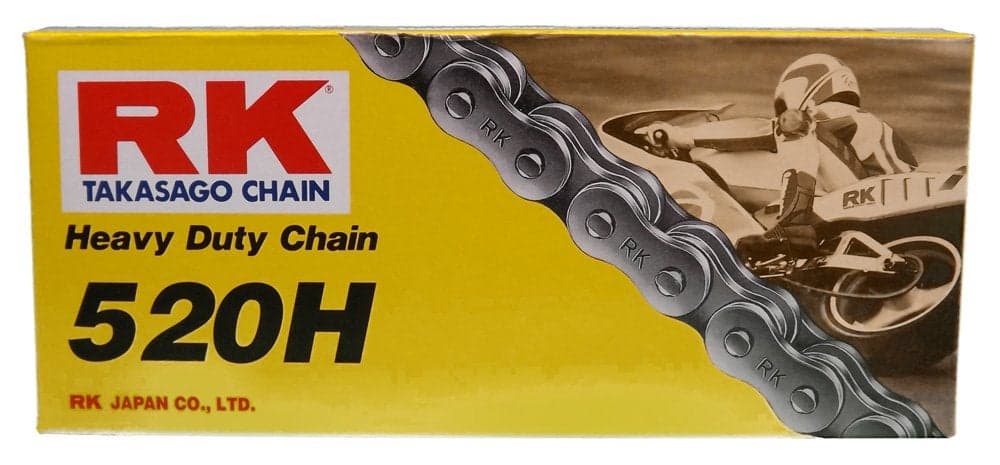 RK Racing Chain M520HD108 520 Series 108Links Standard Non ORing Chain with Connecting Link