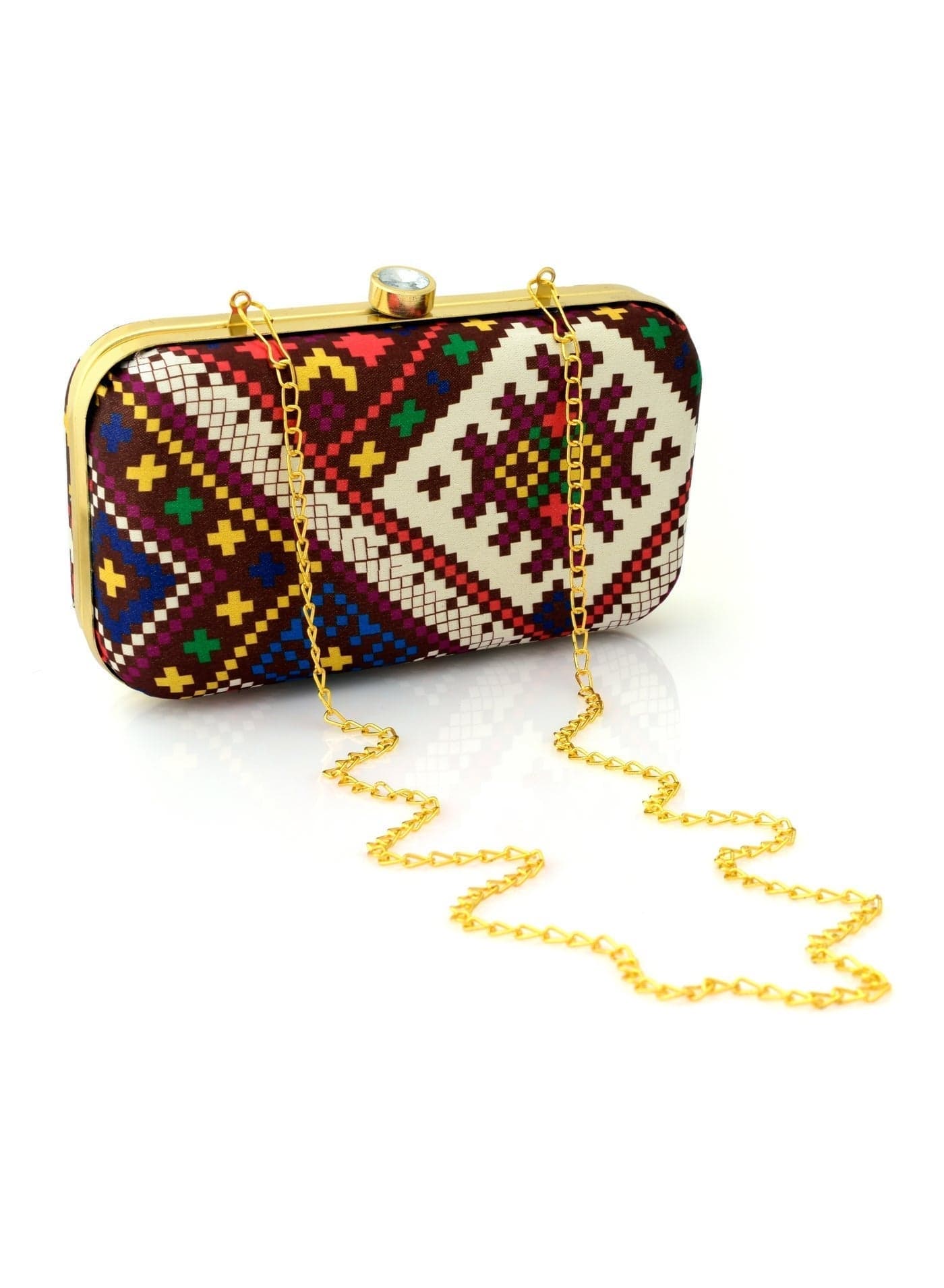 Clutch Purse for Women, Soft & Lightweight Evening Clutch for Weddings, Proms, Cocktail Brown