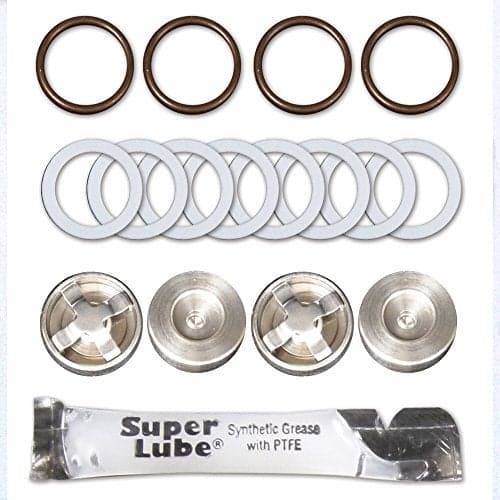 PumpTec 10004 Kit "B" Valve & Orings -- For Pump Heads 112v, 112T, 113v, 217v, 348v, 356M (replaces kits: 10010, 10012 and 10016)