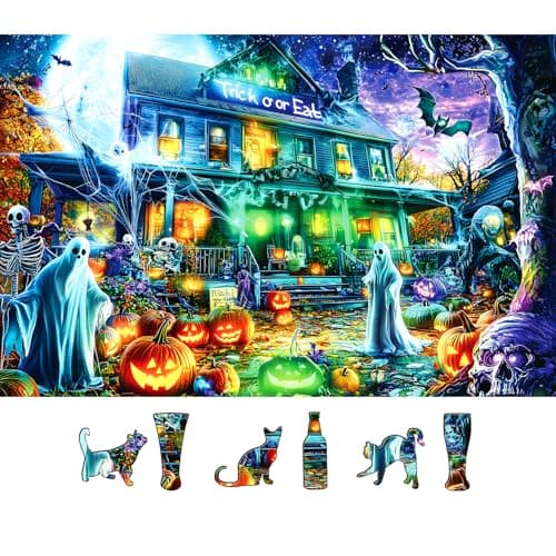 1000 Piece Puzzles for Adults Clearance Spider Candy Jar for Adults Decor Challenge Art Jigsaw Puzzles Birthday Party Games Family 275 X 197 Dust Free Puzzle