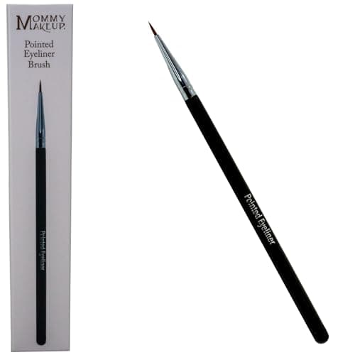 Pointed Eyeliner Brush Ultra Fine Premium Synthetic Vegan Bristles Precision Gel Eye Liner Brush for Makeup ArtistQuality Results Cruelty Free by Mommy Makeup