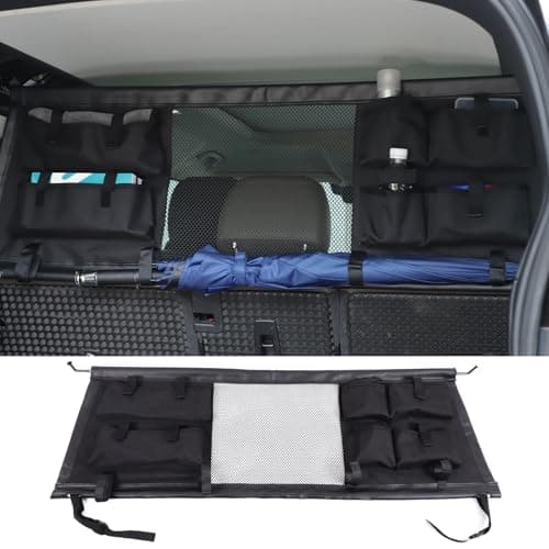 Pet Restraint Net Dog Fence Car Backseat Divider Vehicle Gate Cargo Area Travel Trunk Mesh Net Screen for Land Rover Defender 110 1984-2018 2019 2020 2021 2022 2023 2024 2025+