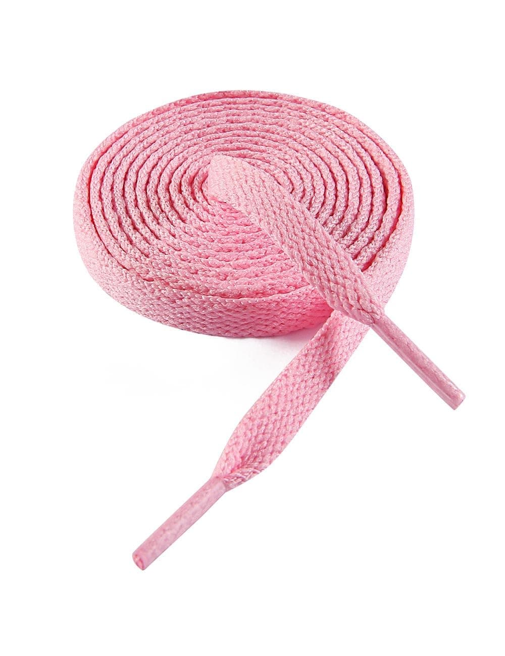 VSUDO 54" Flat Light Pink Shoe Laces for Sneakers, Shoelaces for Sneakers, Replacements Shoe Strings for Women or Men (1 Pair-Light Pink-137CM)