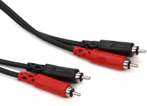 Hosa CRA-204 Stereo Interconnect, Dual RCA to Same, 13 Feet