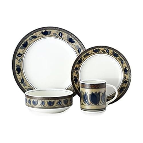 Mikasa Arabella 16 Piece Dinnerware Set (Set of 4), Assorted